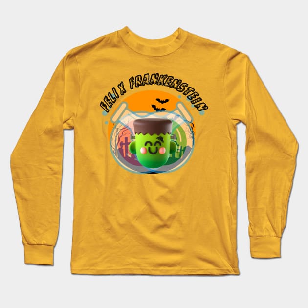 Felix Frankenstein Long Sleeve T-Shirt by AlmostMaybeNever